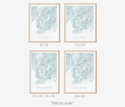 East Haven Map Print