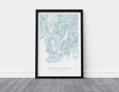 East Haven Map Print