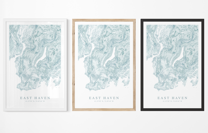 East Haven Map Print