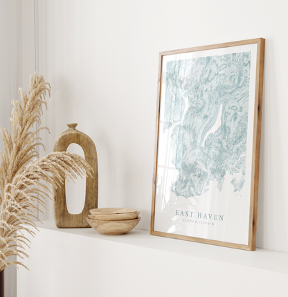 East Haven Map Print