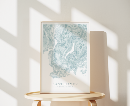 East Haven Map Print