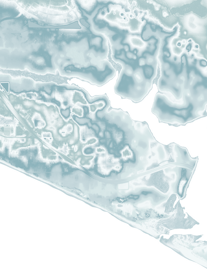 Inlet Beach Map Print
