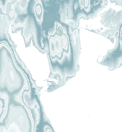 Mount Hope Bay Map Print