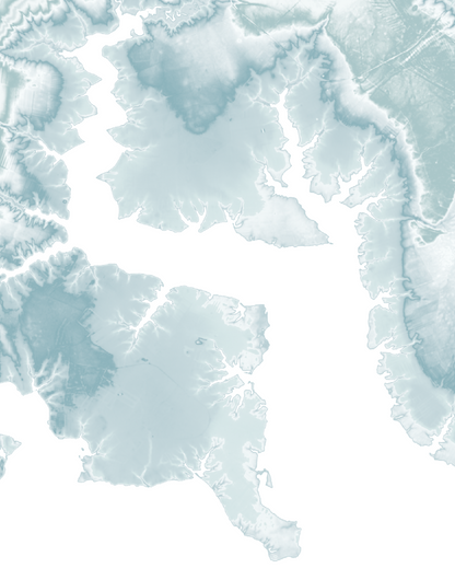 Mobjack Bay Map Print