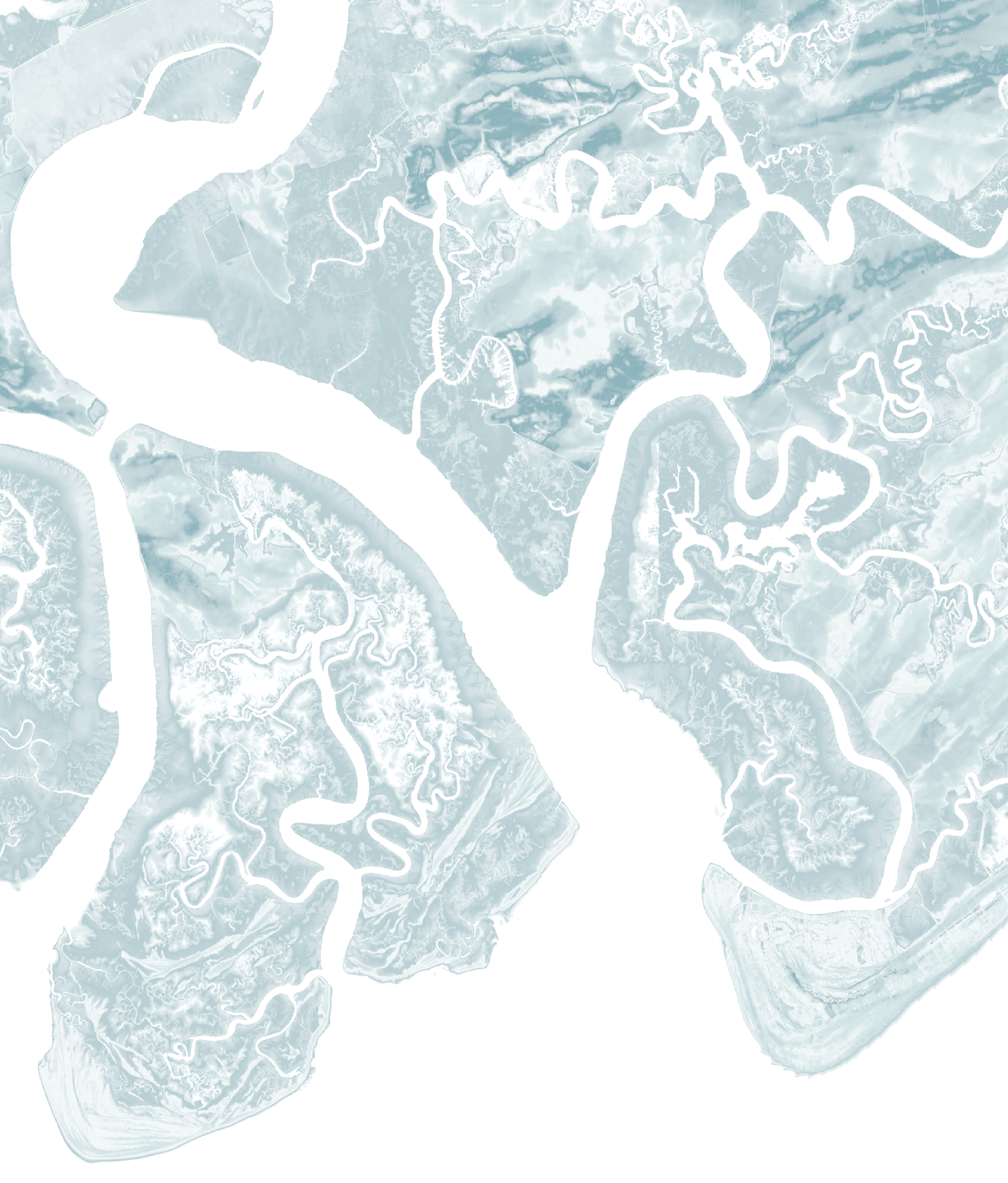 Edisto Island Map Print