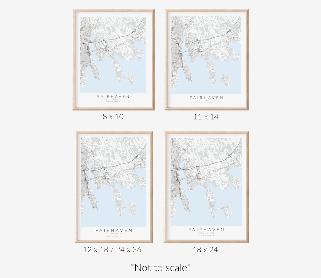 Fairhaven Map Print