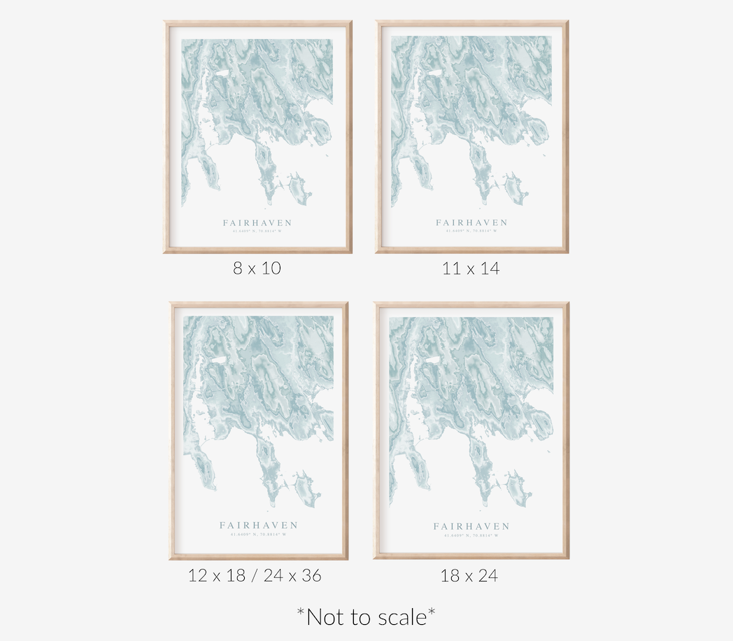 Fairhaven Map Print