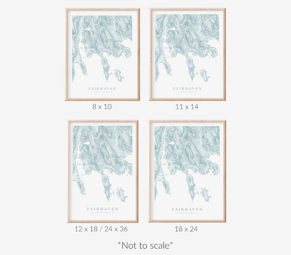 Fairhaven Map Print