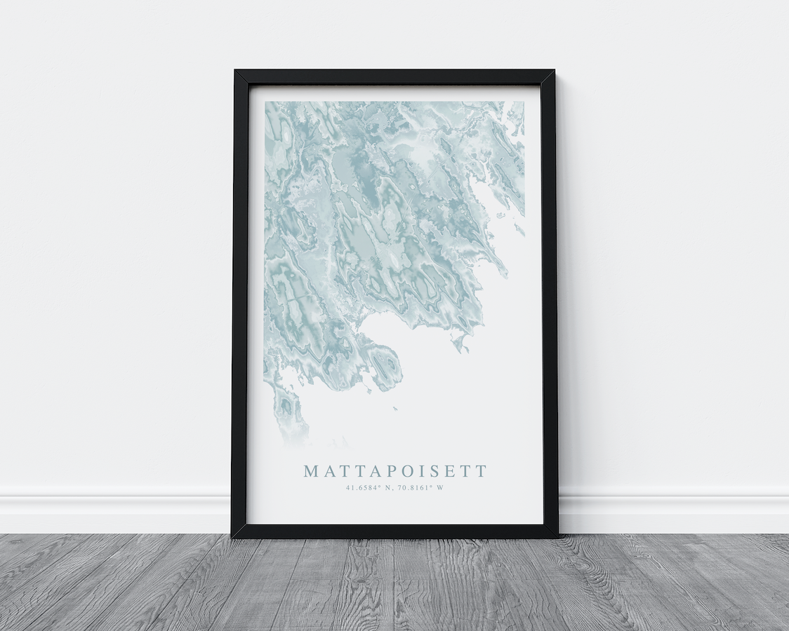 Mattapoisett Map Print