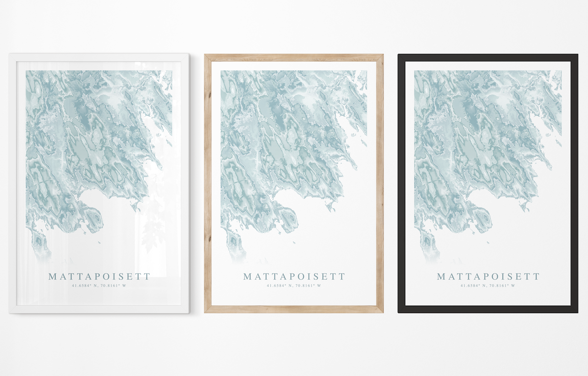 Mattapoisett Map Print
