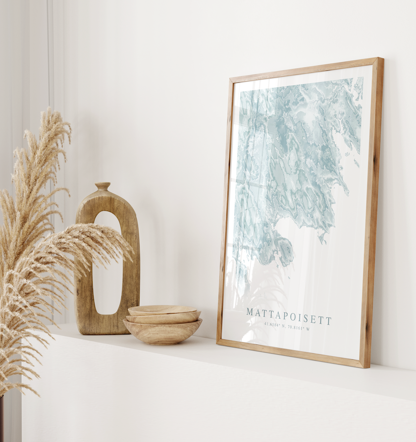 Mattapoisett Map Print