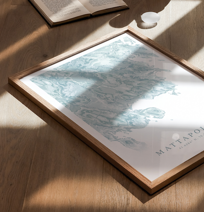 Mattapoisett Map Print
