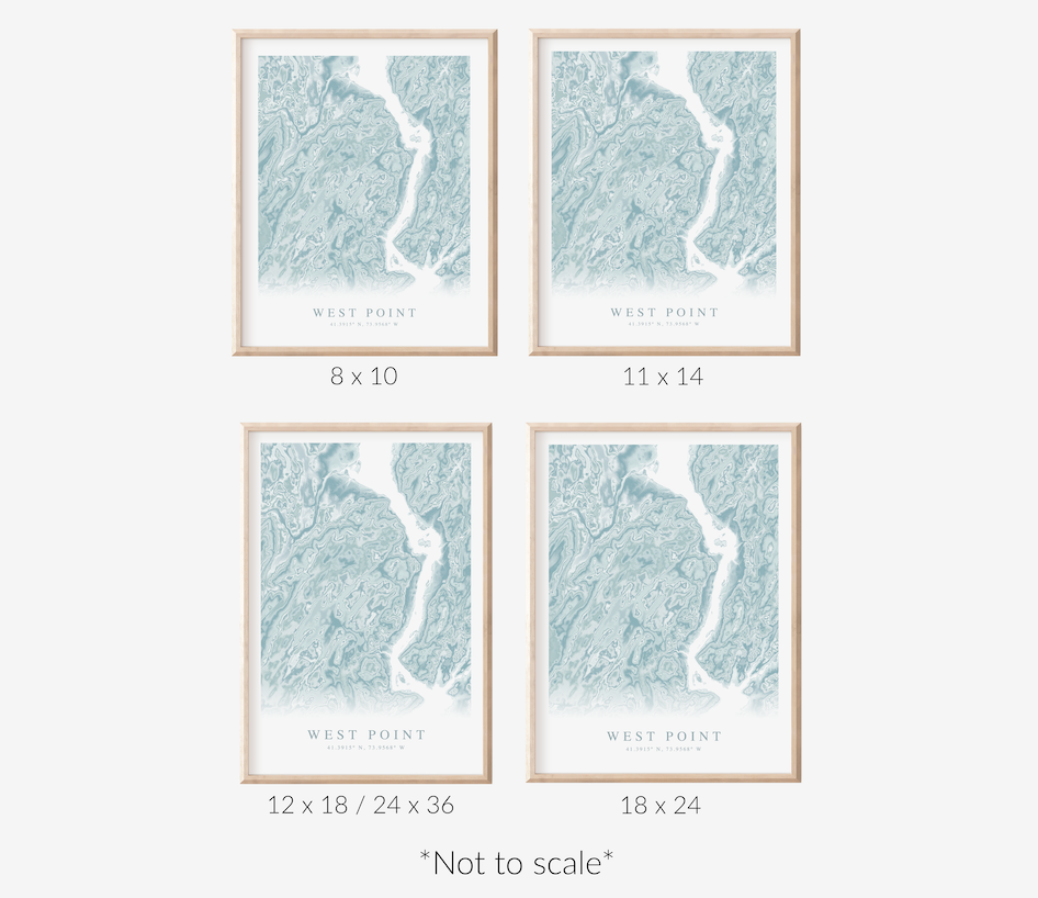 West Point Map Print