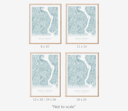 West Point Map Print