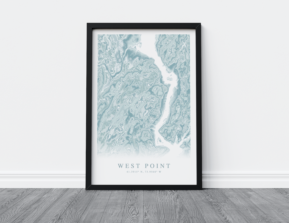 West Point Map Print