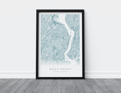 West Point Map Print