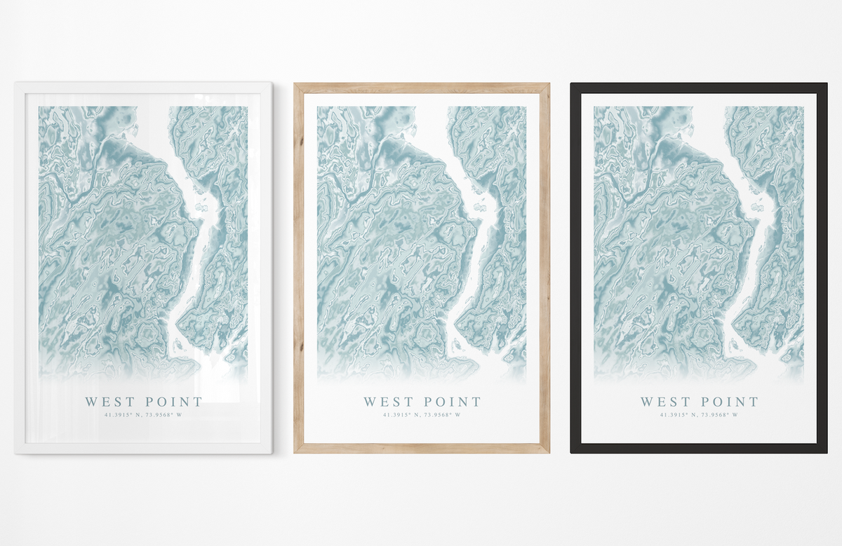 West Point Map Print