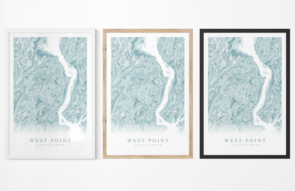 West Point Map Print