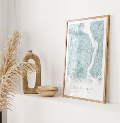 West Point Map Print