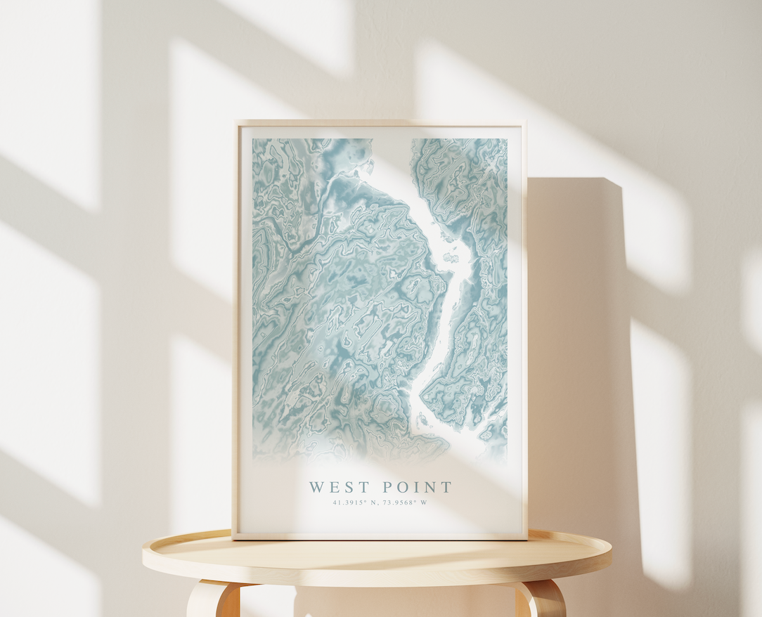 West Point Map Print