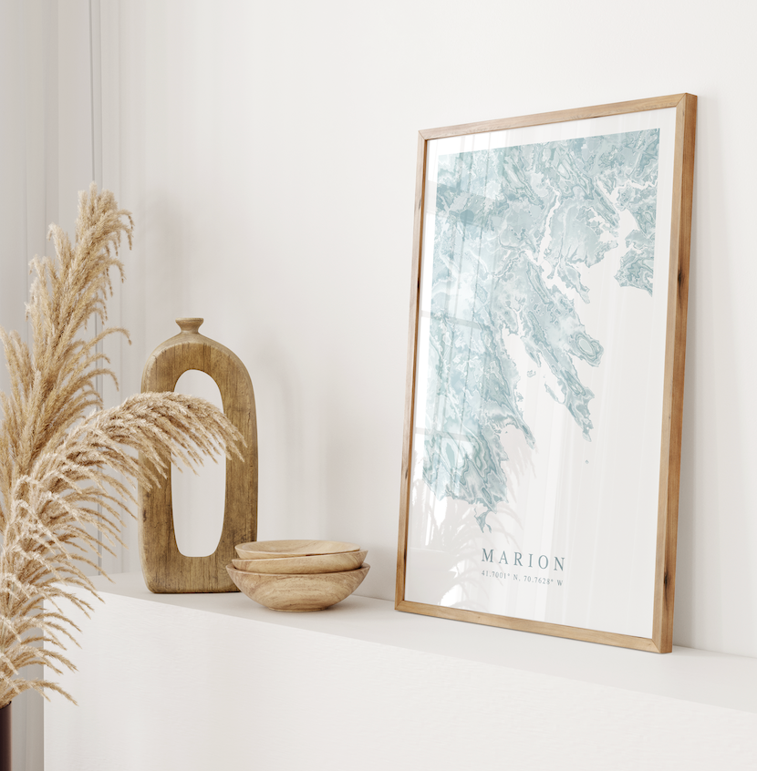 Marion MA Map Print