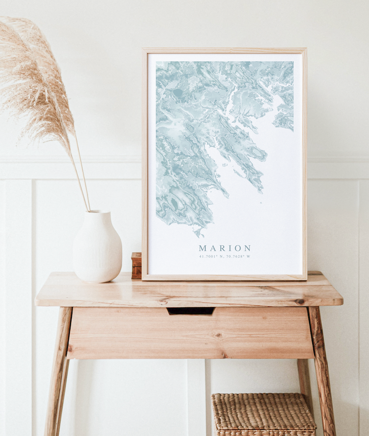 Marion MA Map Print