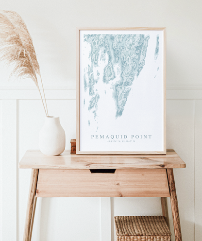 Pemaquid Point Map Print