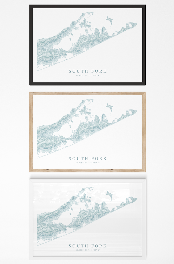 South Fork Map Print