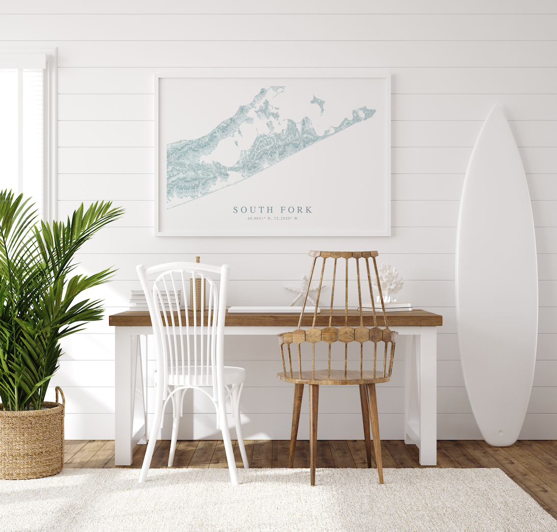 South Fork Map Print