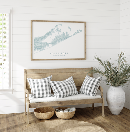 South Fork Map Print