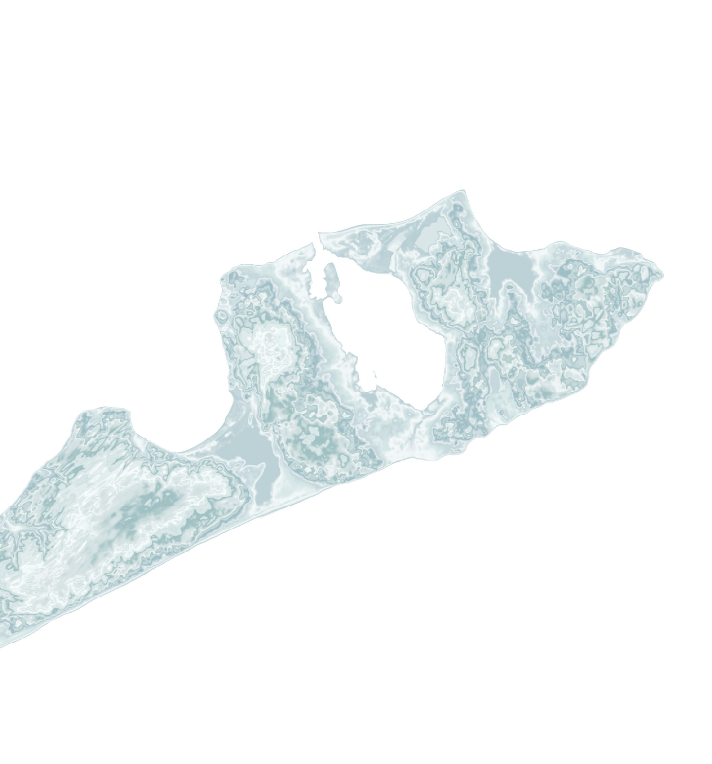 East End Long Island Map Print