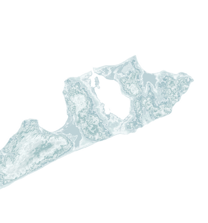 East End Long Island Map Print
