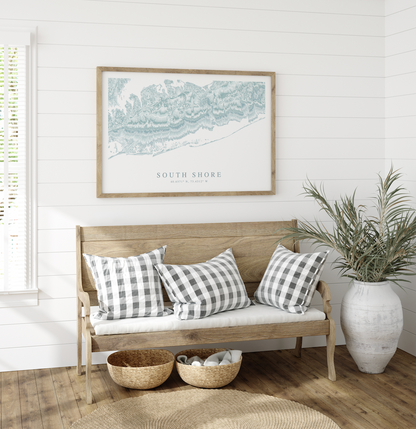 South Shore Long Island Map Print