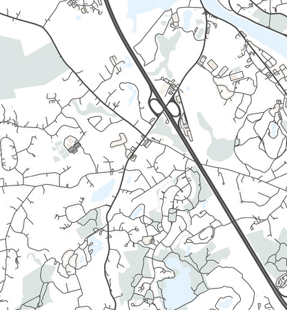 Tyngsborough Map Print
