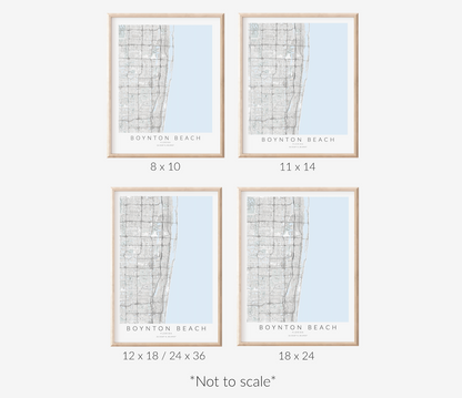 Boynton Beach Map Print