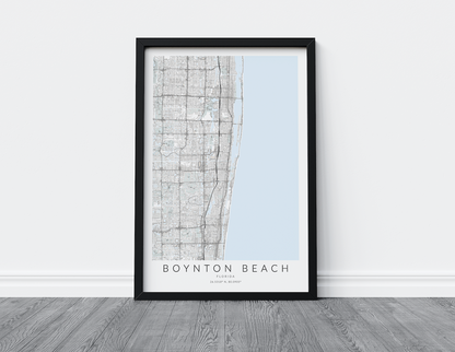 Boynton Beach Map Print