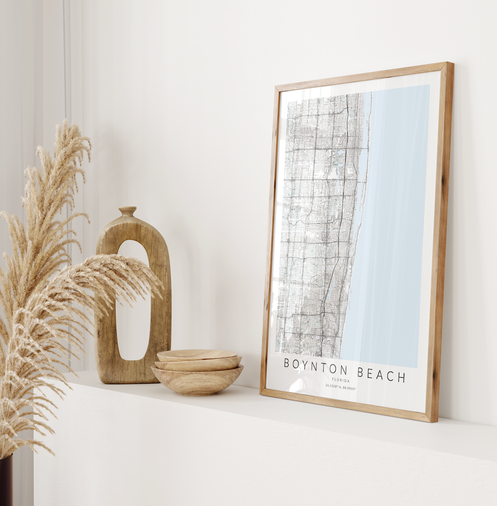 Boynton Beach Map Print