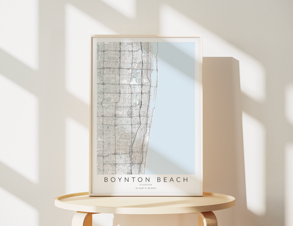 Boynton Beach Map Print