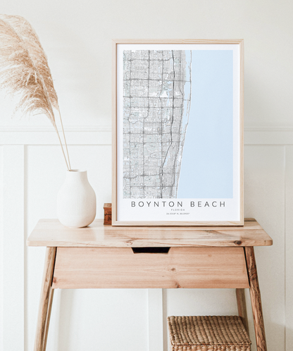 Boynton Beach Map Print