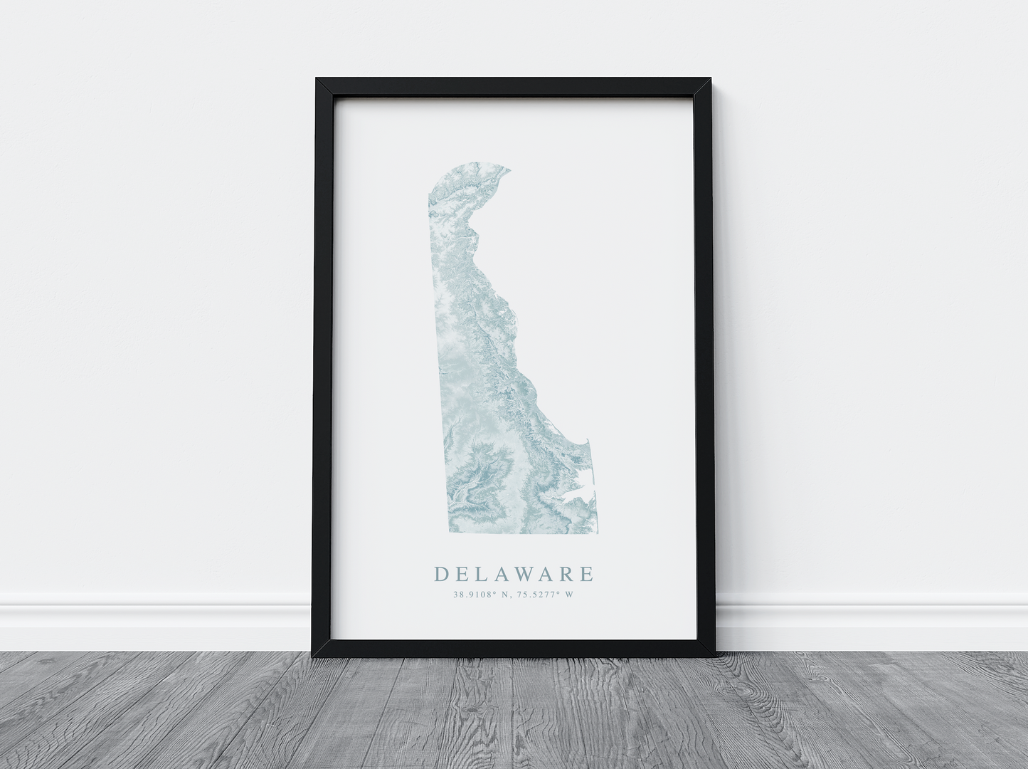 Delaware Map Print