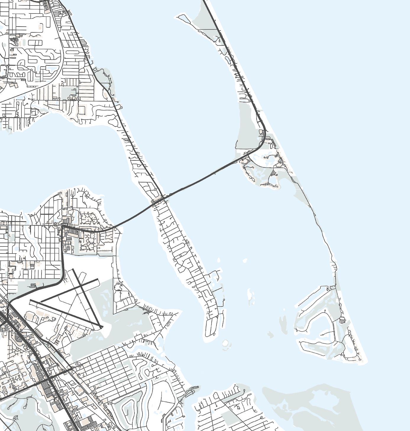 Hutchinson Island Map Print