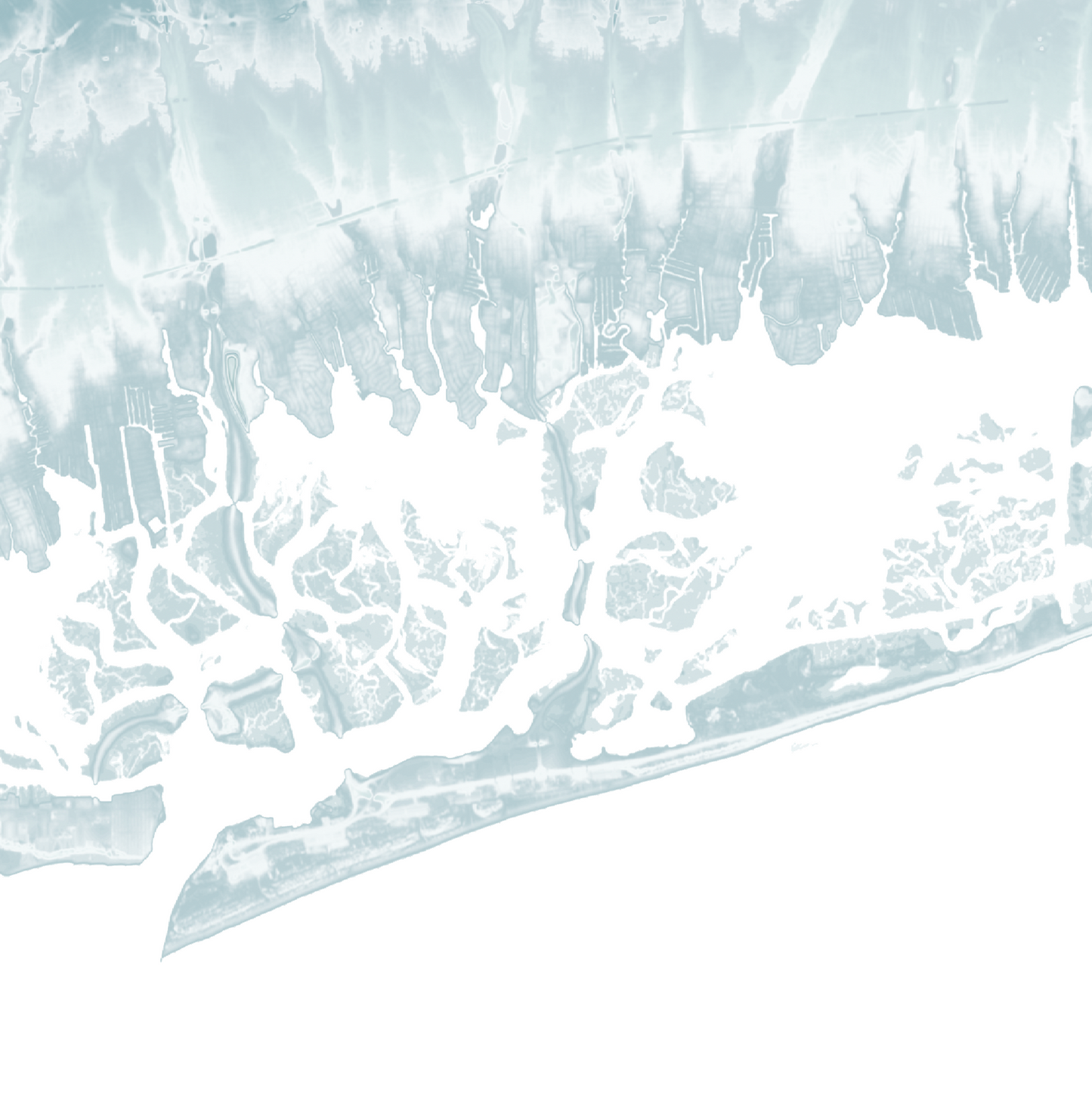 South Shore Long Island Map Print