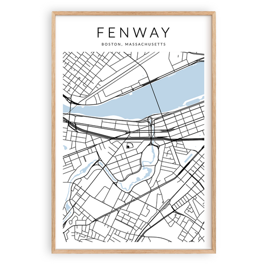 Fenway Map Print