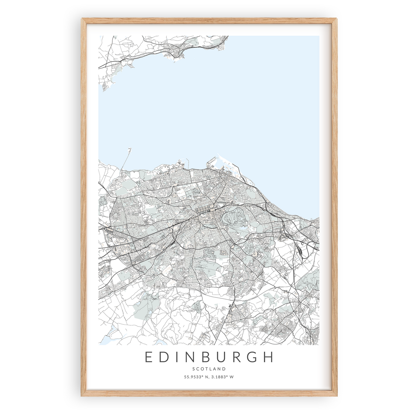 Edinburgh Map Print