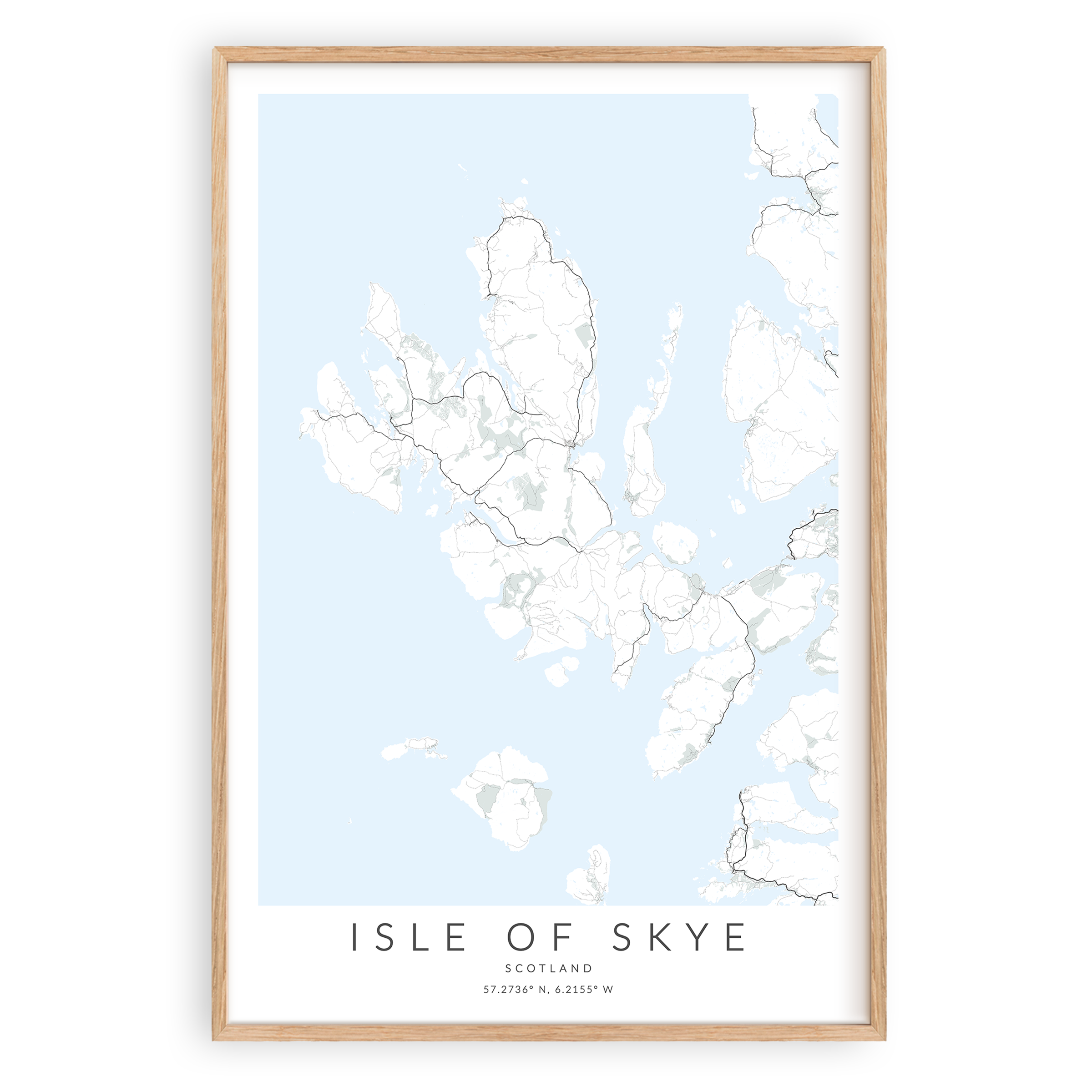 Isle of Skye Map Print – VirtualMap