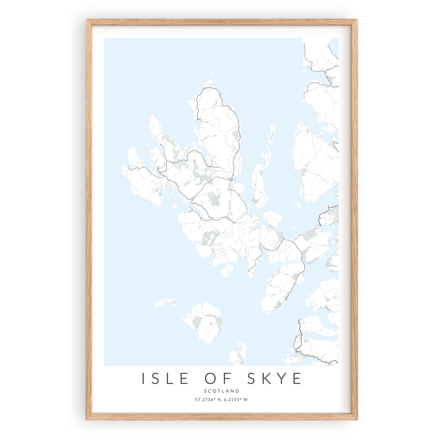 Isle of Skye Scotland Map Print