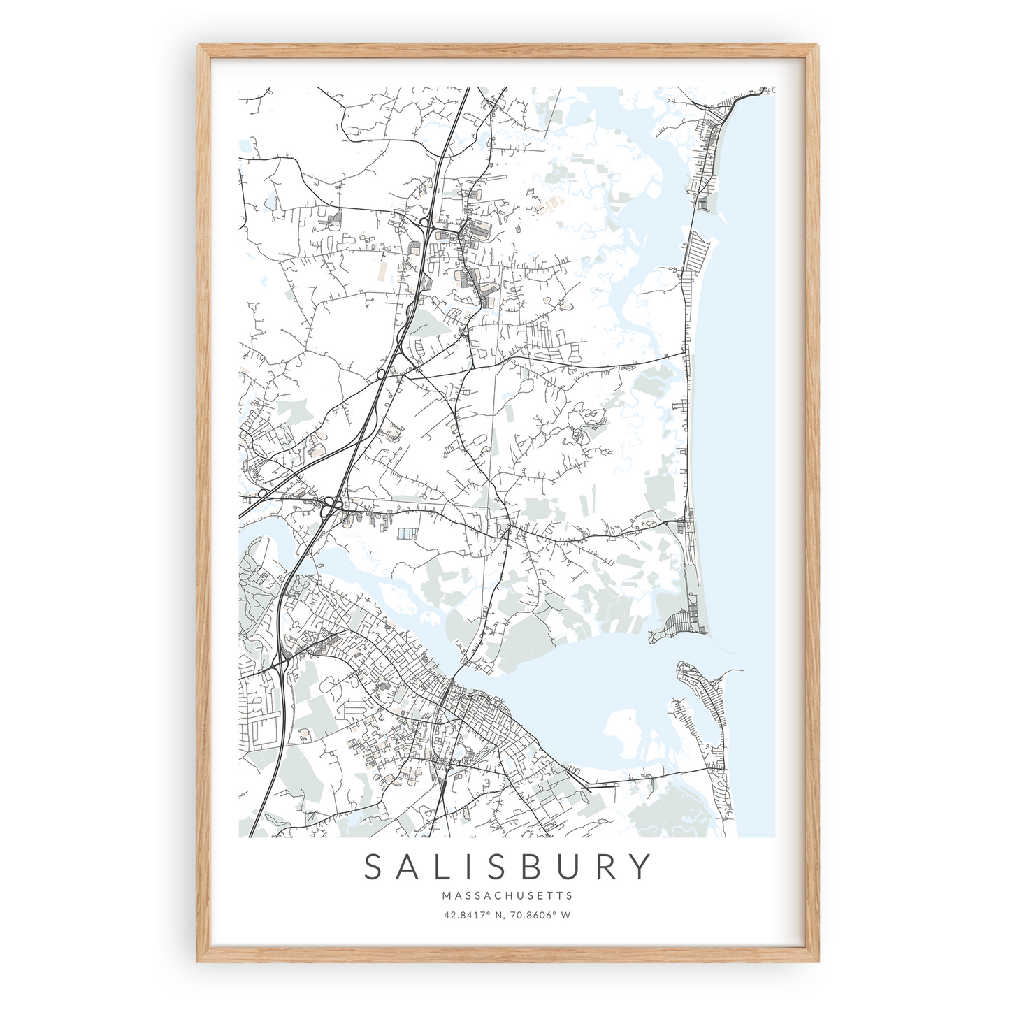 Salisbury Map Print
