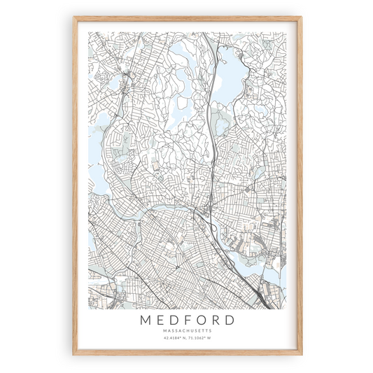 Medford Map Print