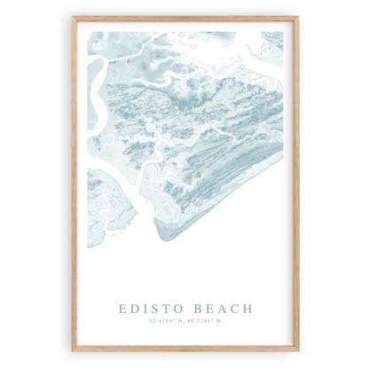 edisto beach south carolina map