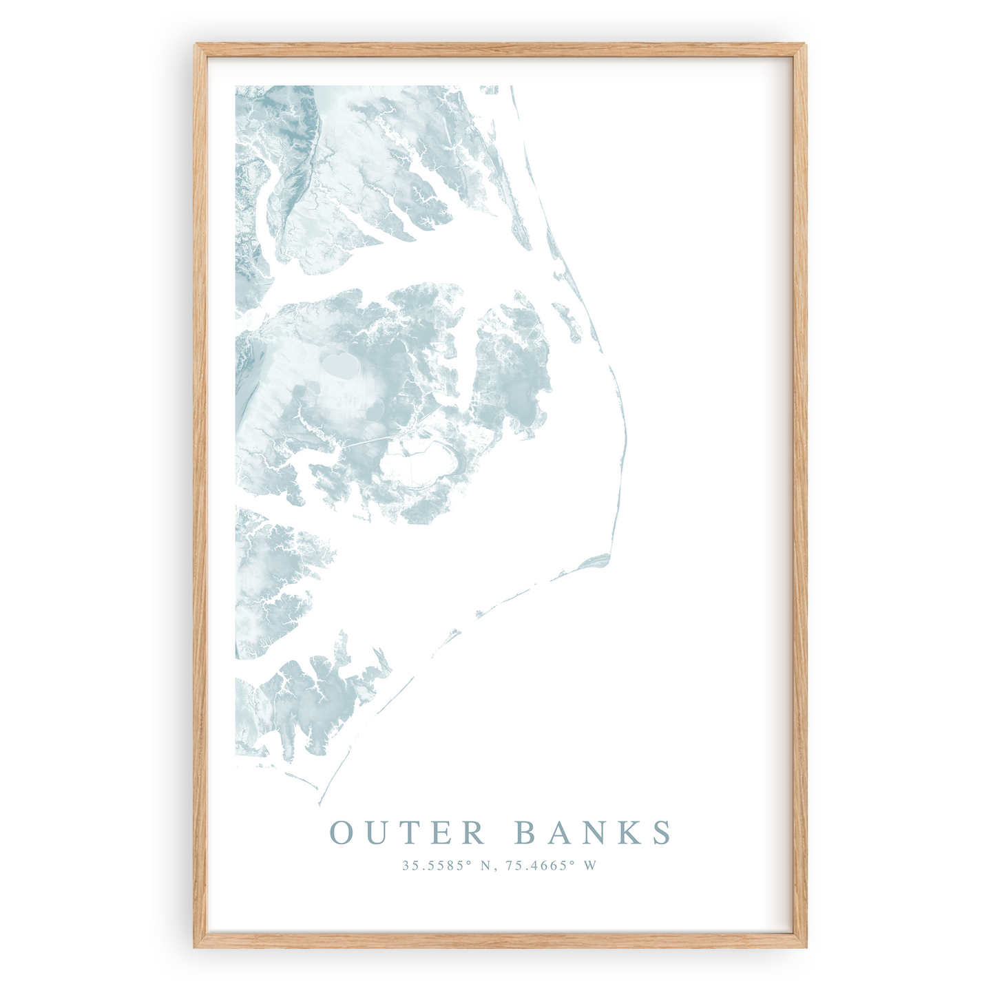 Outer Banks Map Print